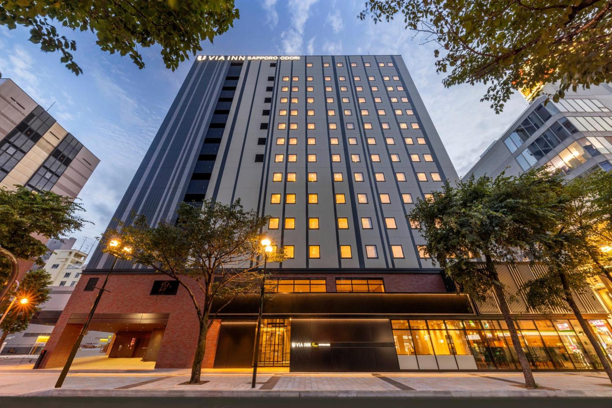 Via Inn Prime Sapporo Odori Bagian luar foto